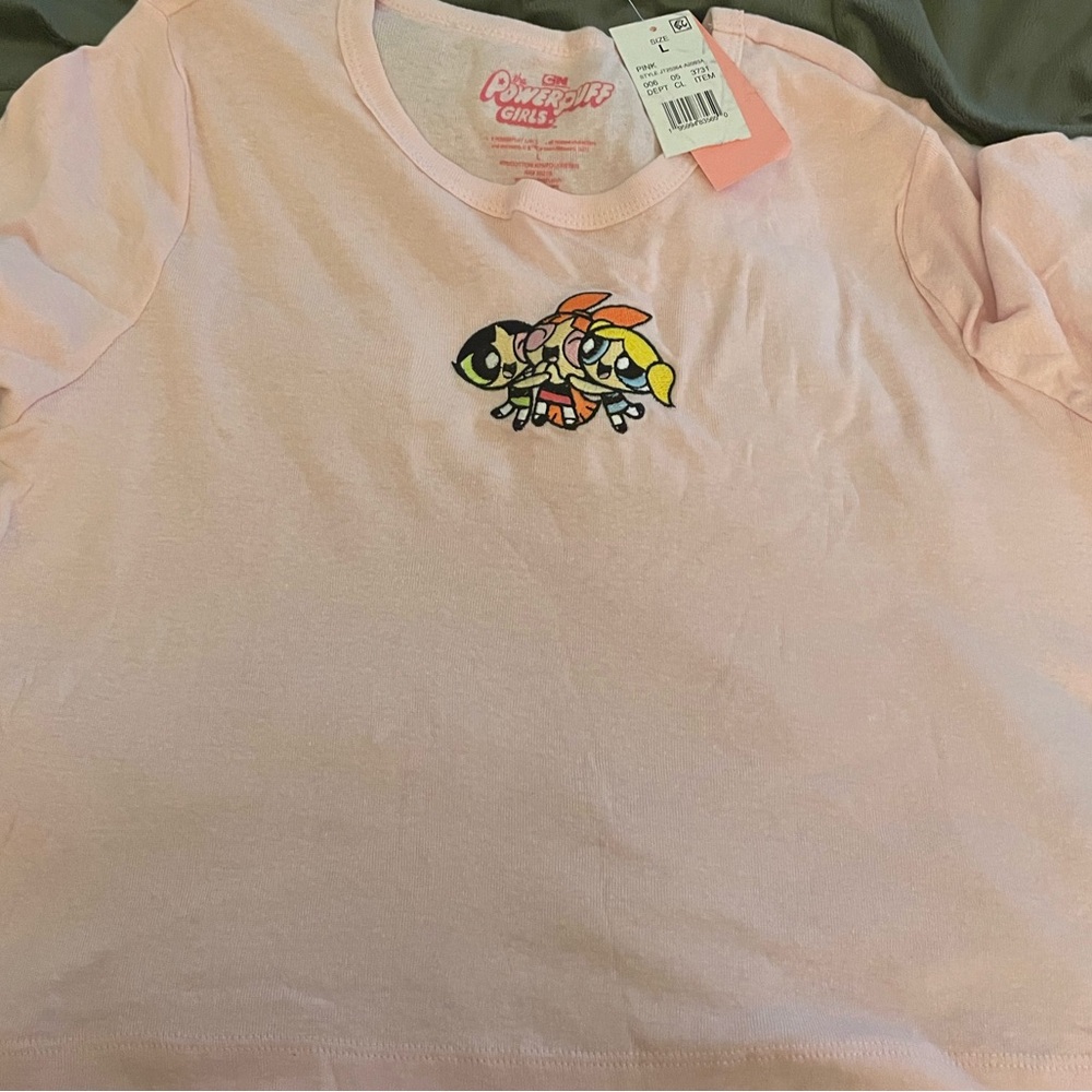 Powerpuff girls pink crop top. Brand new with tags.